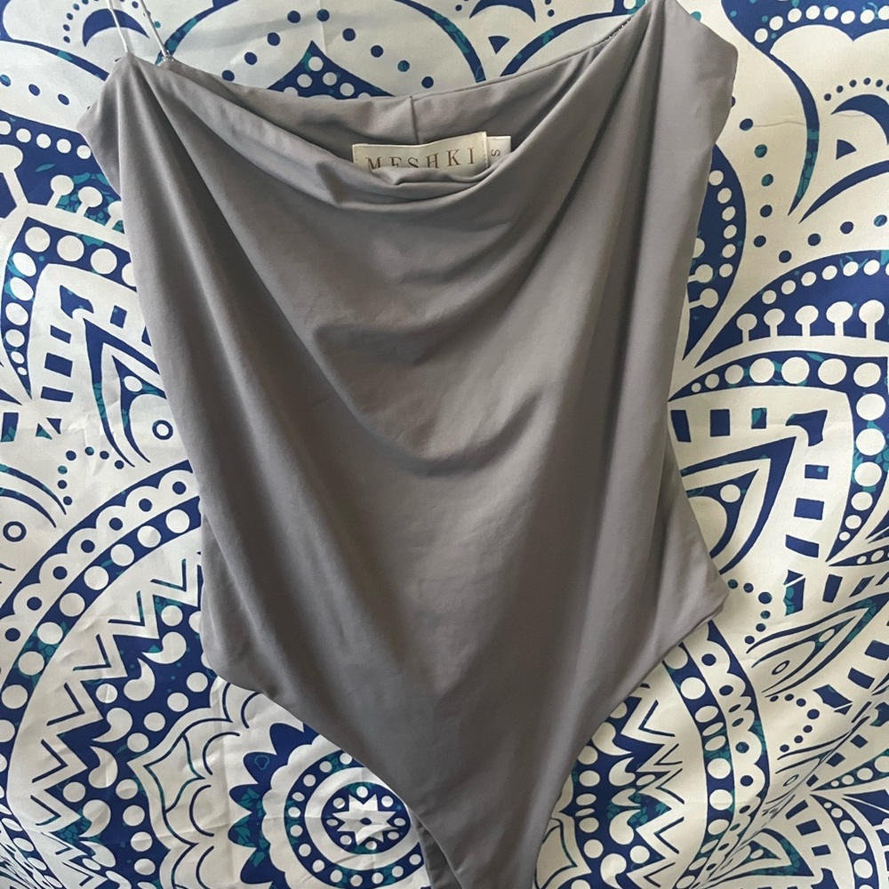 Small gray bodysuit